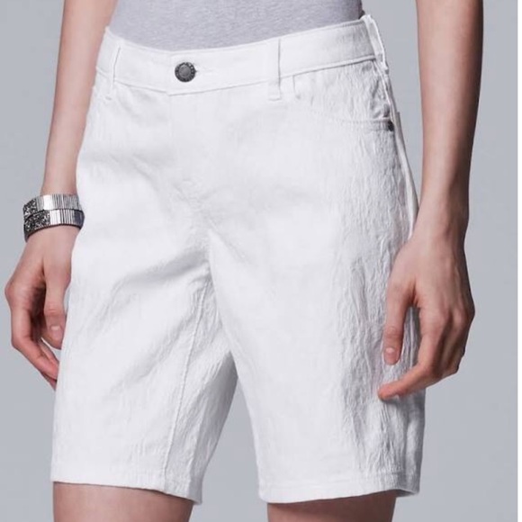 vera wang bermuda shorts